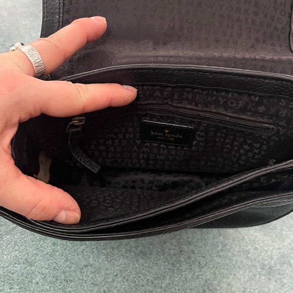 kate spade Black Pebbled Leather Crossbody Bag - Picture 13 of 14